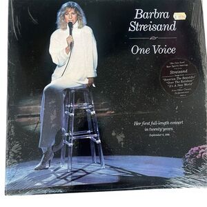 Barbra Streisand One Voice LP Vinyl Record 12" Pop‎ Live Concert 1986